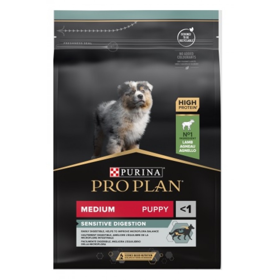 PRO PLAN CAO SENSITIVE DIGESTION MEDIUM PUPPY BORREGO 3KG PRO PLAN CAO SENSITIVE DIGESTION MEDIUM PUPPY BORREGO 3KG