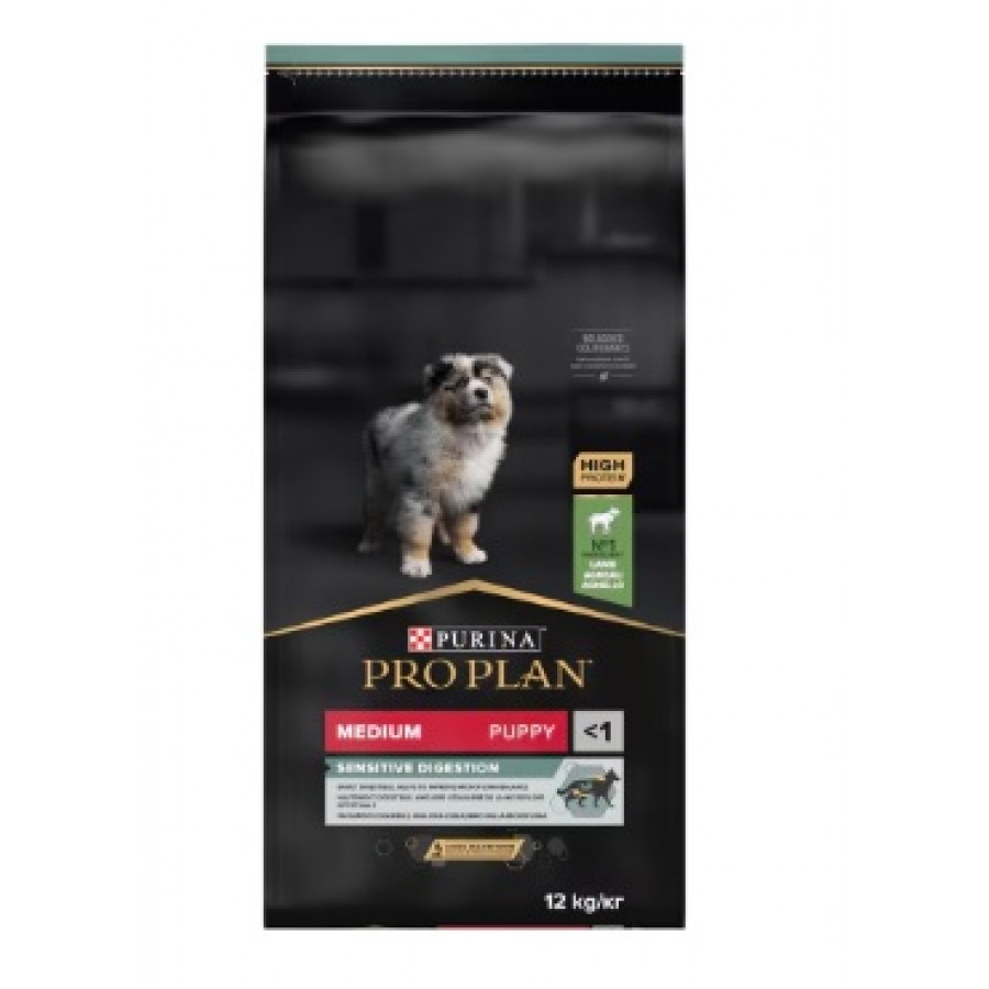 PRO PLAN CAO SENSITIVE DIGESTION MEDIUM PUPPY BORREGO 12KG PRO PLAN CAO SENSITIVE DIGESTION MEDIUM PUPPY BORREGO 12KG