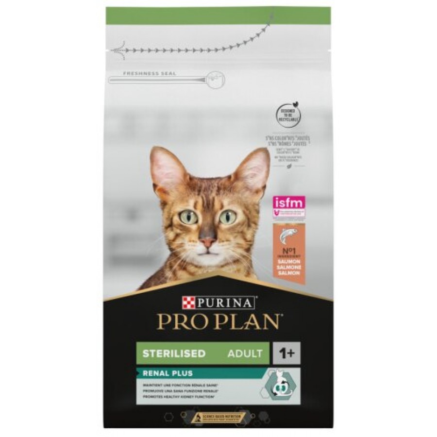 PRO PLAN GATO RENAL PLUS ESTERILIZADO ADULTO SALMAO 1,5KG PRO PLAN GATO RENAL PLUS ESTERILIZADO ADULTO SALMAO 1,5KG