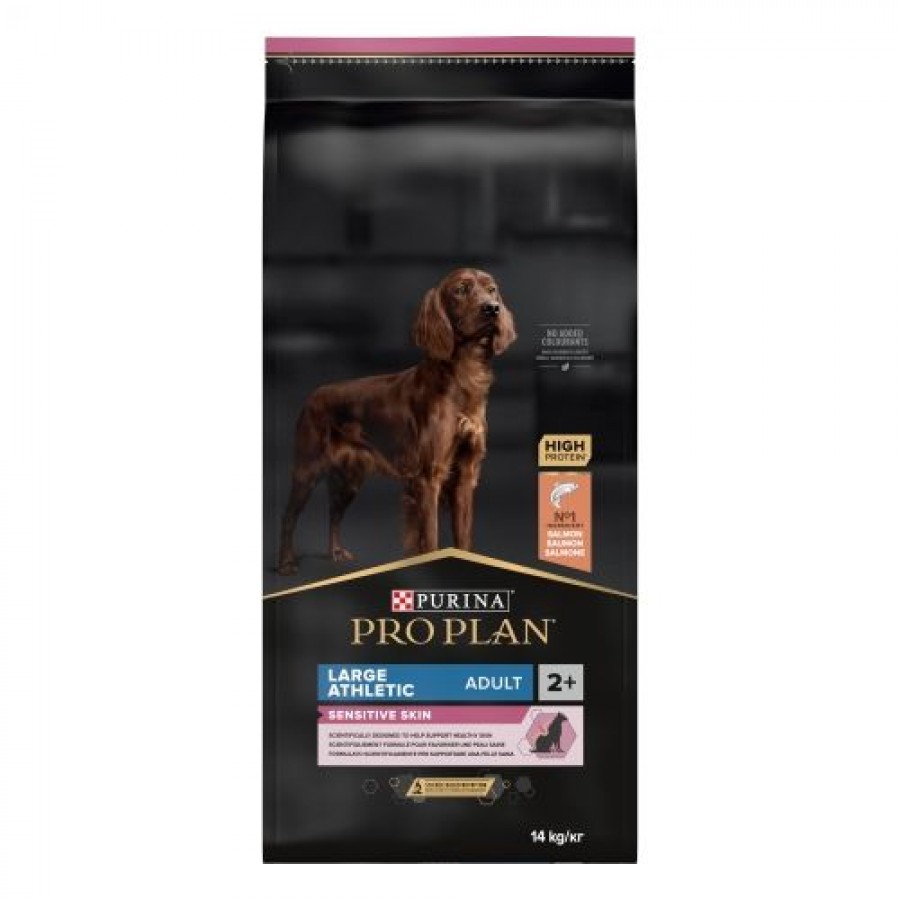PRO PLAN CAO SENSITIVE SKIN LARGE ATHLETIC ADULTO SALMÃO14KG PRO PLAN CAO SENSITIVE SKIN LARGE ATHLETIC ADULTO SALMÃO14KG