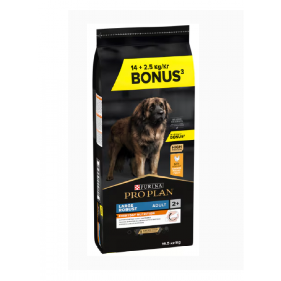 PRO PLAN CAO OPTIBALANCE LARGE ROBUST ADULTO FRANGO 14KG + 2.5kg GRATIS