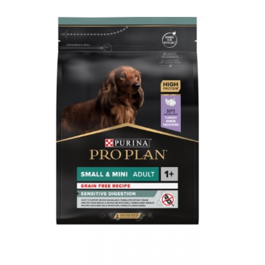 PRO PLAN CAO SENSITIVE DIGESTION GRAIN FREE SMALL&MINI ADULT PERU 2,5KG PRO PLAN CAO SENSITIVE DIGESTION GRAIN FREE SMALL&MINI ADULT PERU 2,5KG