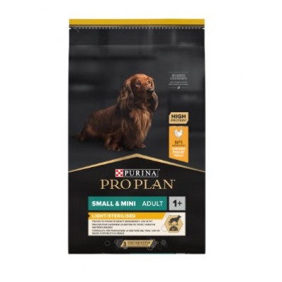 PRO PLAN CAO LIGHT ESTERILIZADO SMALL&MINI ADULTO FRANGO 7KG