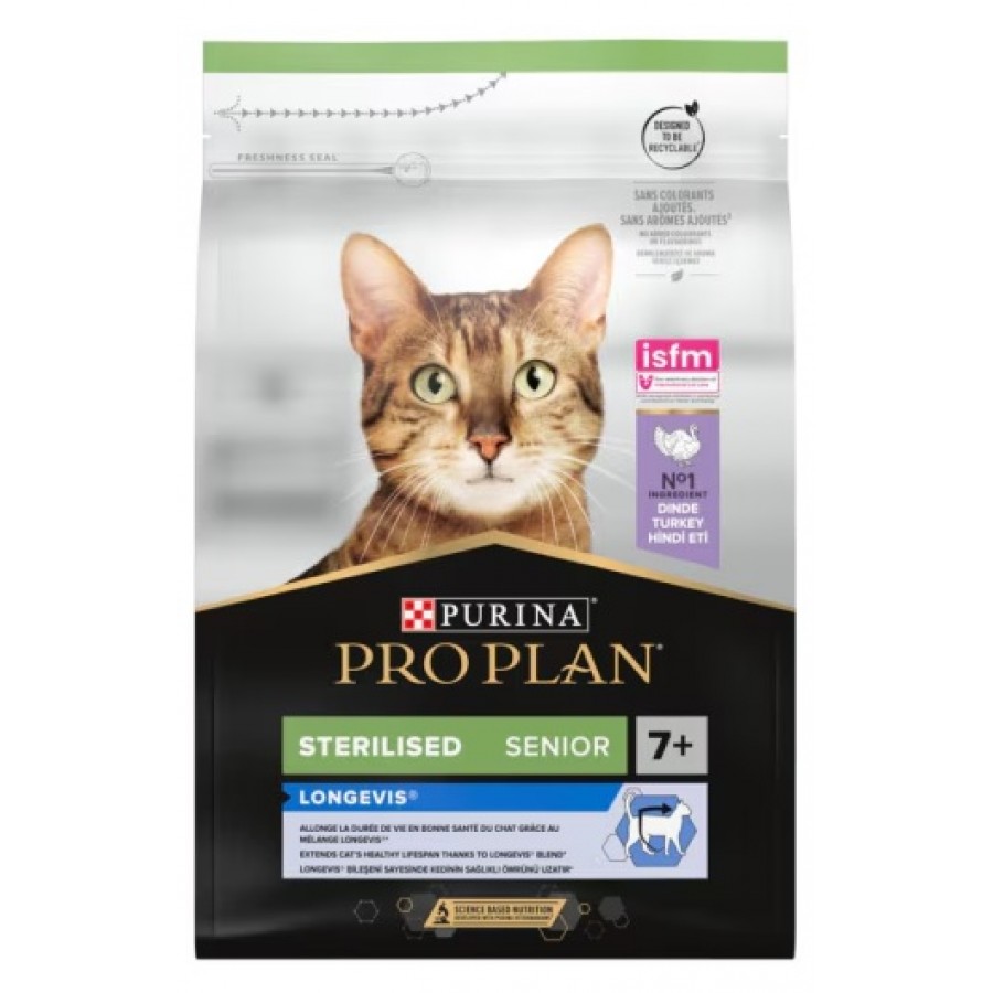 PRO PLAN GATO LONGEVIS ESTERELIZADO 7+PERÚ 3KG PRO PLAN GATO LONGEVIS ESTERELIZADO 7+PERÚ 3KG