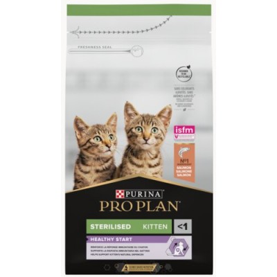 PRO PLAN GATO HEALTHY START ESTERILIZADO KITTEN SALMÃO - 1,5KG