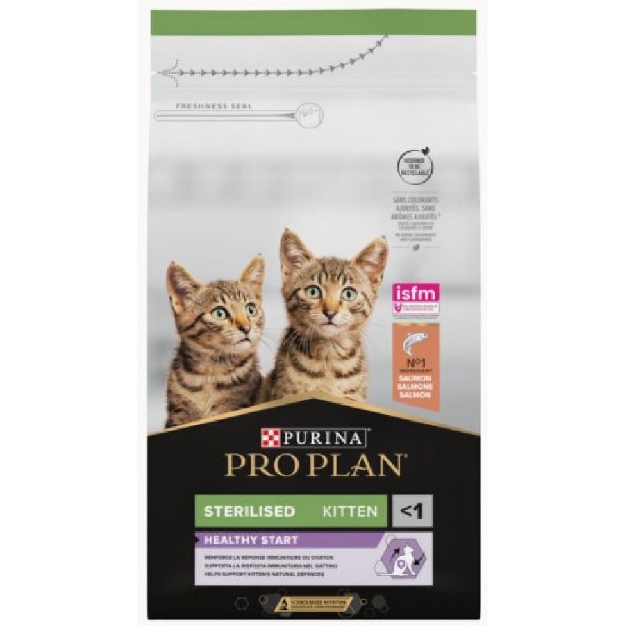 PRO PLAN GATO HEALTHY START ESTERILIZADO KITTEN SALMÃO - 1,5KG