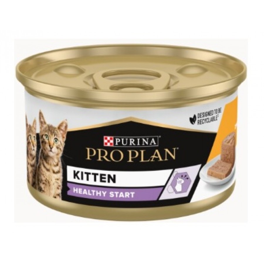 PRO PLAN GATO KITTEN HEALTHY START MOUSSE FRANGO (24x85g) PRO PLAN GATO KITTEN HEALTHY START MOUSSE FRANGO (24x85g)