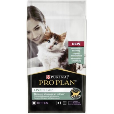 PRO PLAN GATO LIVE CLEAR KITTEN PERU 1,4 KG