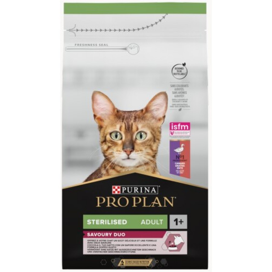 PRO PLAN GATO SAVOURY DUO ESTERILIZADO PATO&FIGADO 1,5KG PRO PLAN GATO SAVOURY DUO ESTERILIZADO PATO&FIGADO 1,5KG