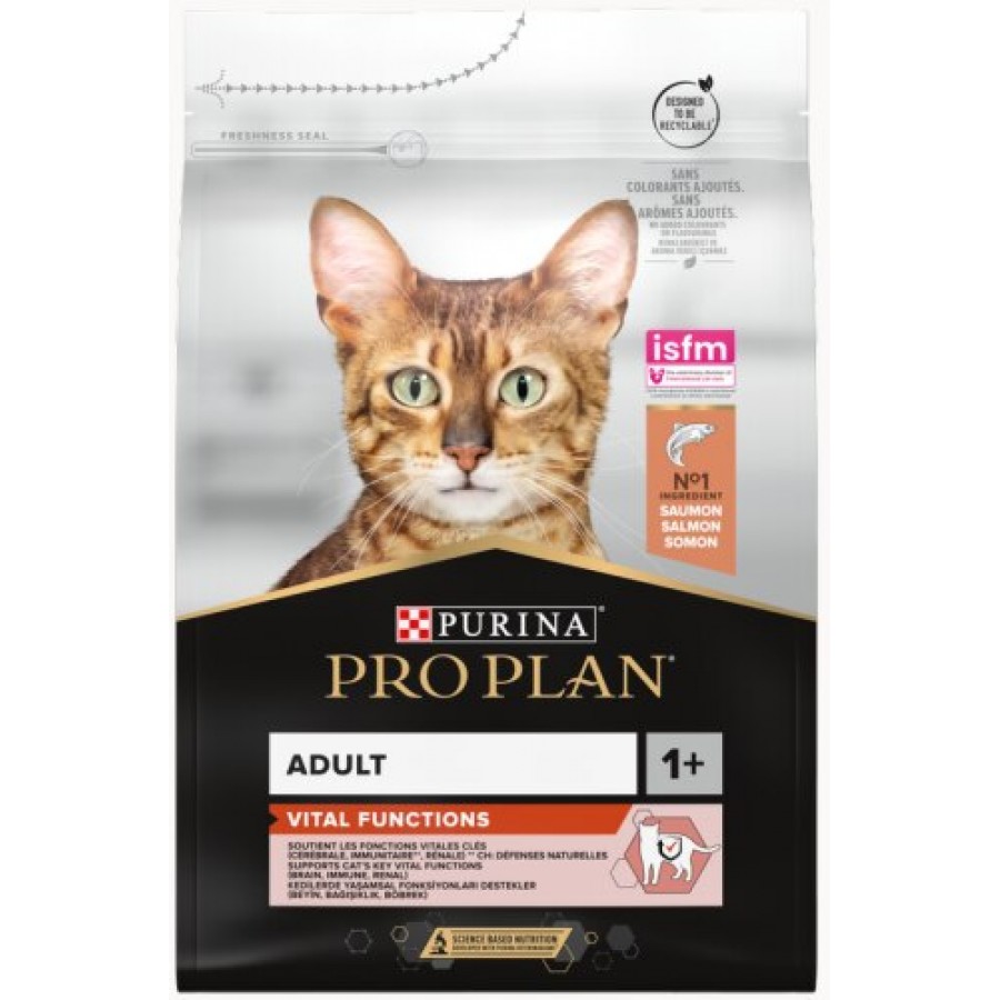 PRO PLAN GATO VITAL FUNCTIONS ADULTO SALMÃO 3KG