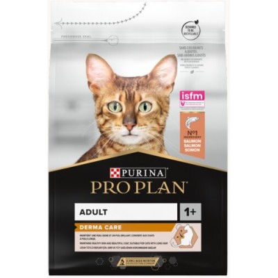 PRO PLAN GATO OPTIDERM DERMA CARE  ADULTO SALMÃO 3KG