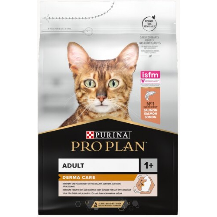 PRO PLAN GATO OPTIDERM DERMA CARE ADULTO SALMÃO 3KG PRO PLAN GATO OPTIDERM DERMA CARE ADULTO SALMÃO 3KG