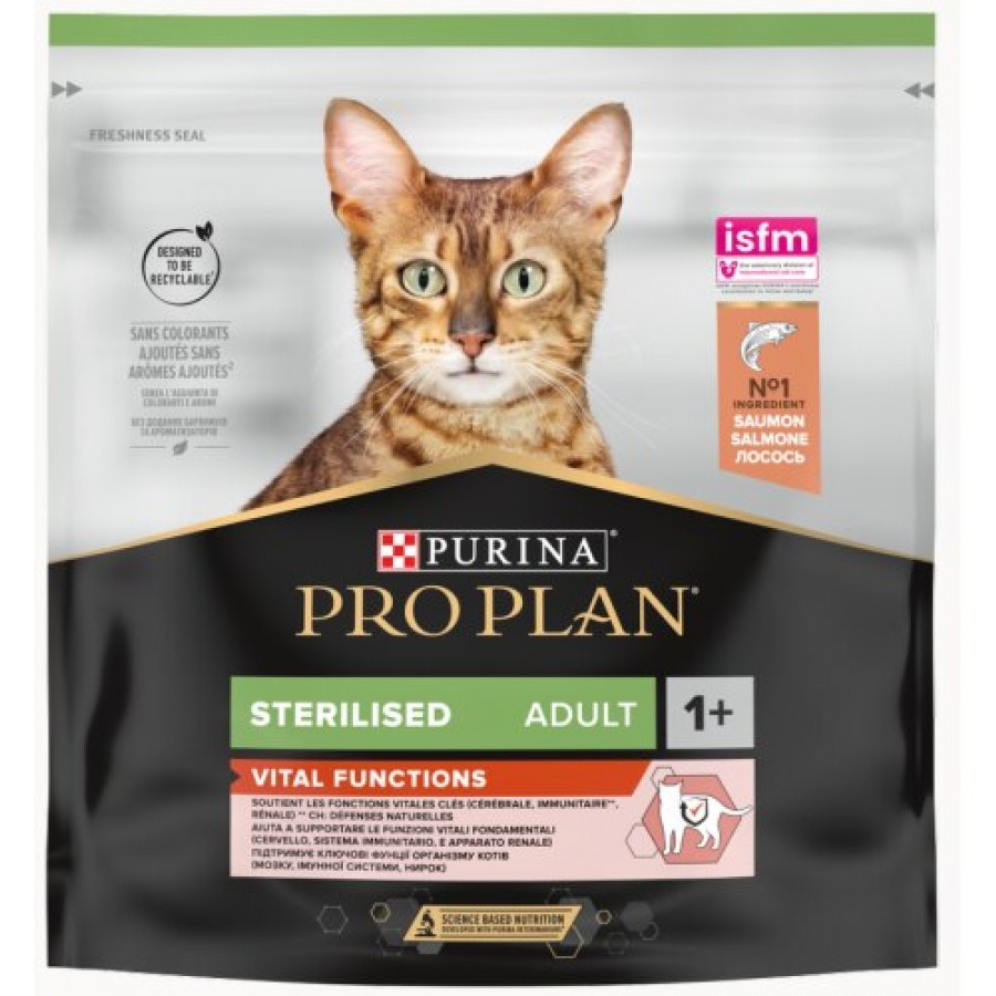 PRO PLAN GATO VITAL FUNCTIONS ESTERILIZADO ADULTO SALMÃO 400G PRO PLAN GATO VITAL FUNCTIONS ESTERILIZADO ADULTO SALMÃO 400G