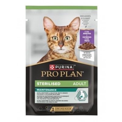 PRO PLAN GATO NUTRISAVOUR STERILIZED PATO (26x85g)