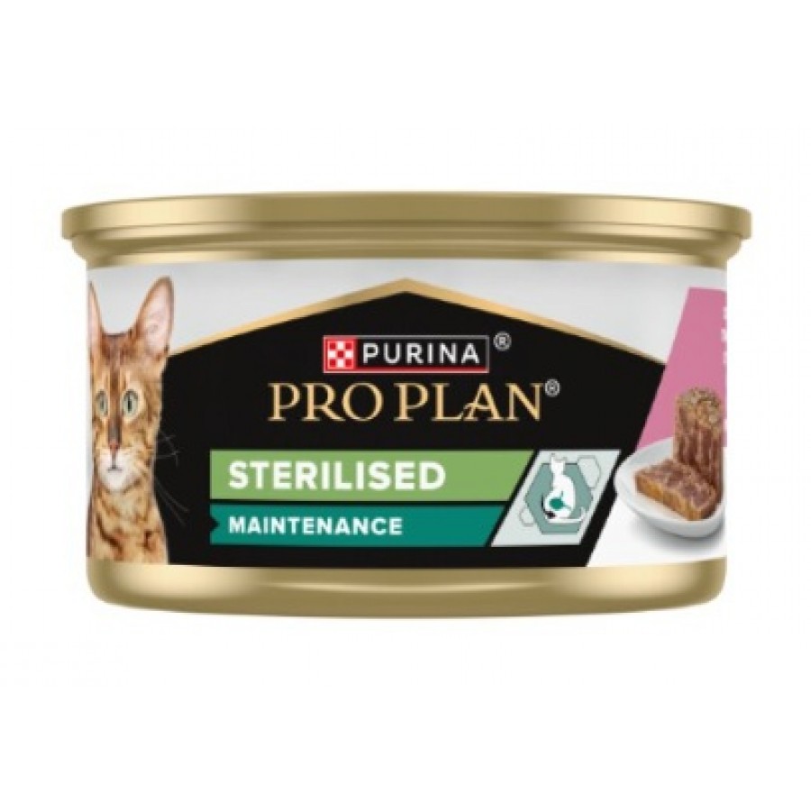 PRO PLAN GATO STERILIZED SALMÃO E ATUM TERRINE (24x85g) PRO PLAN GATO STERILIZED SALMÃO E ATUM TERRINE (24x85g)