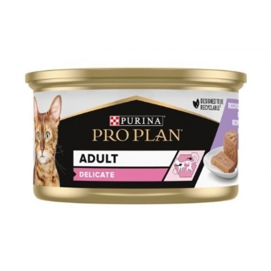 PRO PLAN GATO DELICATE DIGESTION MOUSSE PERÚ (24x85g) PRO PLAN GATO DELICATE DIGESTION MOUSSE PERÚ (24x85g)