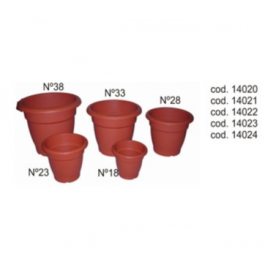 VASO TERRACOTA 52 CM VASO TERRACOTA 52 CM