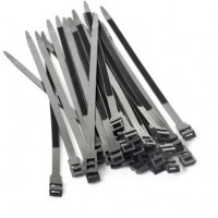 ABRAÇADEIRAS DE NYLON PA 6.6 BRANCA 3,6X200MM -100 UNIDADES