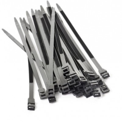 ABRAÇADEIRAS DE NYLON PA 6.6 BRANCA 3,6X200MM -100 UNIDADES