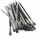 ABRAÇADEIRAS DE NYLON PA 6.6 BRANCA 3,6X200MM -100 UNIDADES