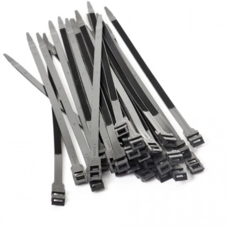 ABRAÇADEIRAS DE NYLON PA 6.6 BRANCA 3,6X200MM -100 UNIDADES ABRAÇADEIRAS DE NYLON PA 6.6 BRANCA 3,6X200MM -100 UNIDADES