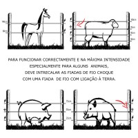 CONFORTEK CERCA ELÉCTRICA SOLAR 6000X C/ PAINEL 10W+ BATERIA 12V CONFORTEK CERCA ELÉCTRICA SOLAR 6000X C/ PAINEL 10W+ BATERIA 12V