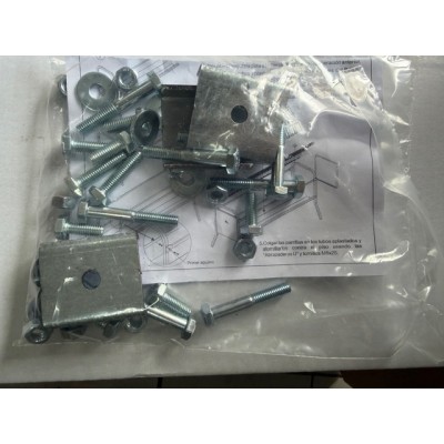 KIT PARAFUSOS PARA FORRAGEIRA OVINO DUPLA