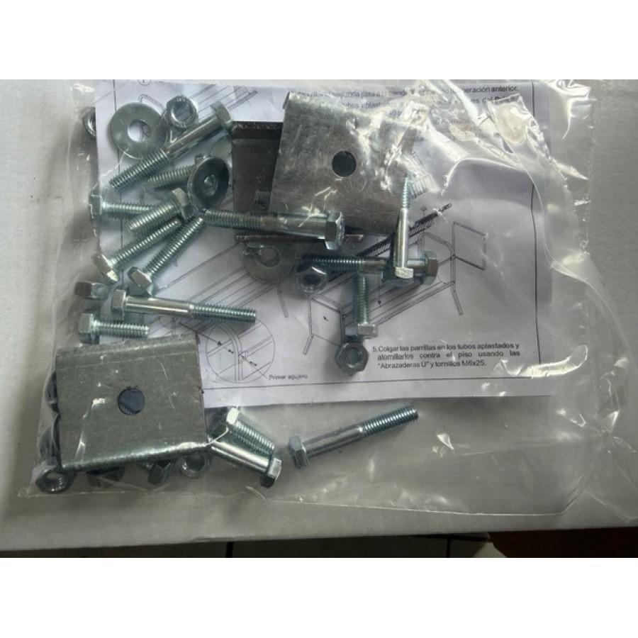 KIT PARAFUSOS PARA FORRAGEIRA OVINO DUPLA KIT PARAFUSOS PARA FORRAGEIRA OVINO DUPLA