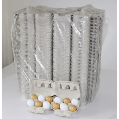EMBALAGEM DE CARTAO 12 OVOS DE GALINHA -PACK 140 UNIDADES