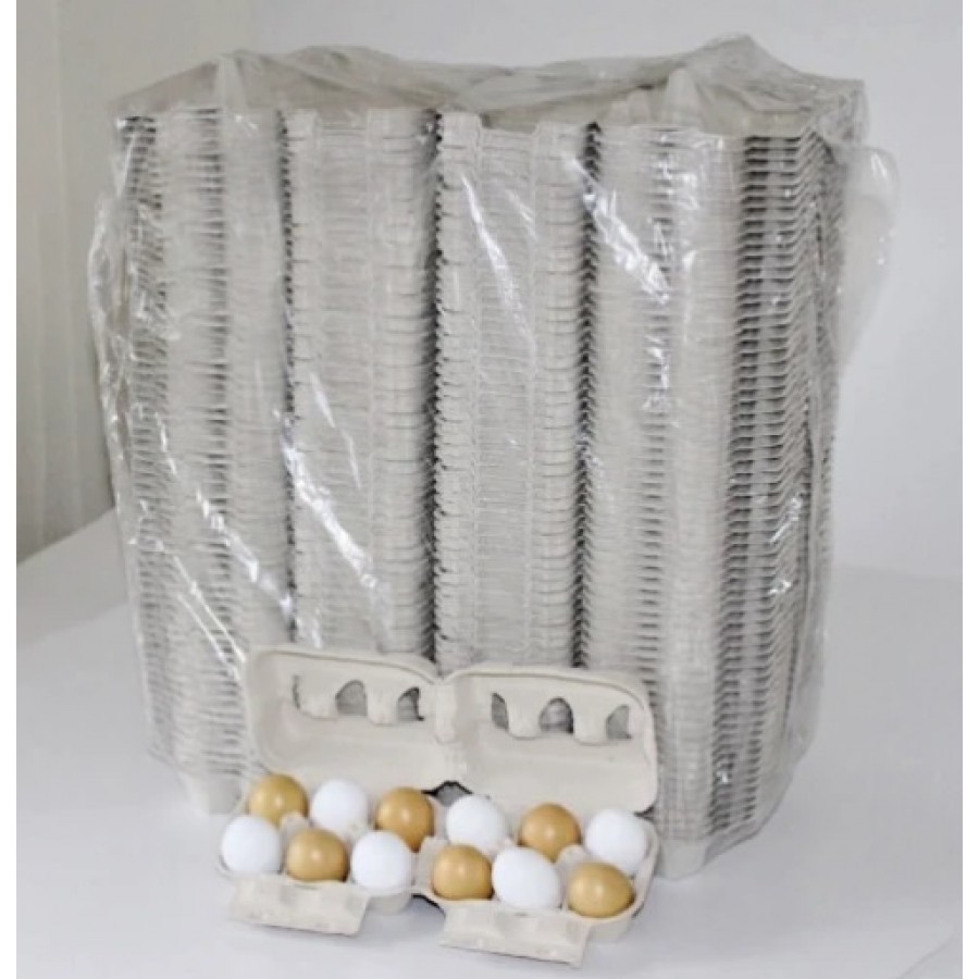 EMBALAGEM DE CARTAO 12 OVOS DE GALINHA -PACK 140 UNIDADES