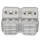 EMBALAGEM DE CARTAO 12 OVOS DE GALINHA - PACK 25 UNIDADES