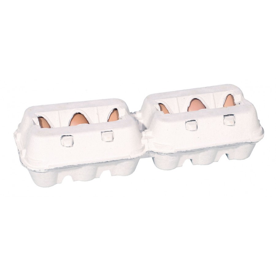 EMBALAGEM DE CARTAO P/TRANSPORTE 12 OVOS DE GALINHA