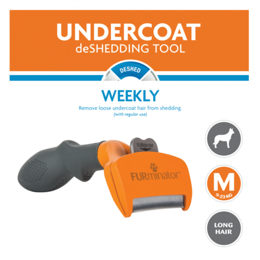 FURMINATOR UNDERCOAT ESCOVA M PARA CAES PELO LONGO FURMINATOR UNDERCOAT ESCOVA M PARA CAES PELO LONGO