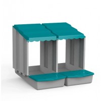 POEDEIRO GALINHAS 2 DIVISORIAS EASYPLAS POEDEIRO GALINHAS 2 DIVISORIAS EASYPLAS