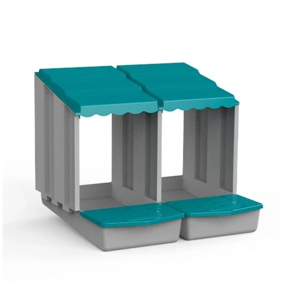 POEDEIRO GALINHAS 2 DIVISORIAS EASYPLAS POEDEIRO GALINHAS 2 DIVISORIAS EASYPLAS
