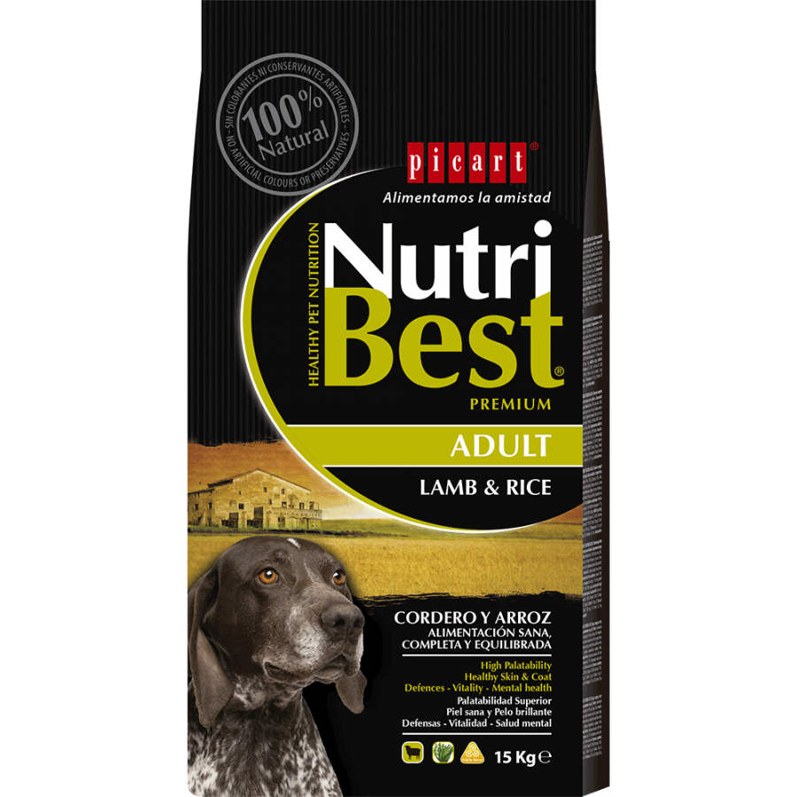 NUTRIBEST CAO ADULT LAMB & RICE 15KG NUTRIBEST CAO ADULT LAMB & RICE 15KG