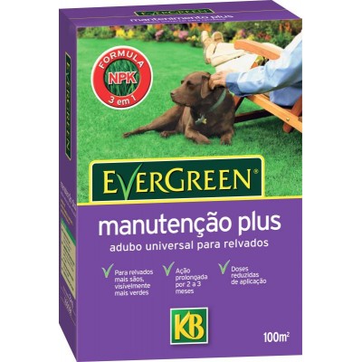 EVERGREEN ADUBO RELVADOS MANUTENÇAO PLUS - 2KG