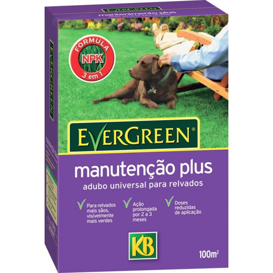 EVERGREEN ADUBO RELVADOS MANUTENÇAO PLUS - 2KG EVERGREEN ADUBO RELVADOS MANUTENÇAO PLUS - 2KG