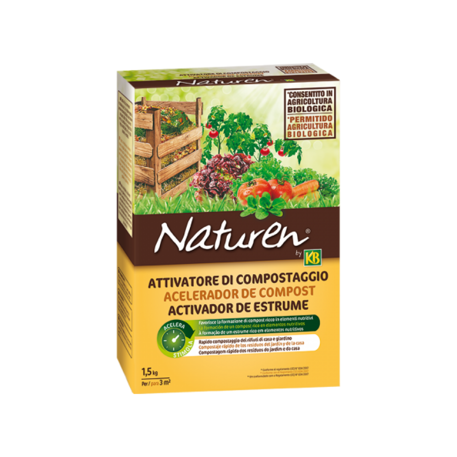 NATUREN BIO ATIVADOR DE COMPOSTAGEM - 1,5 KG NATUREN BIO ATIVADOR DE COMPOSTAGEM - 1,5 KG