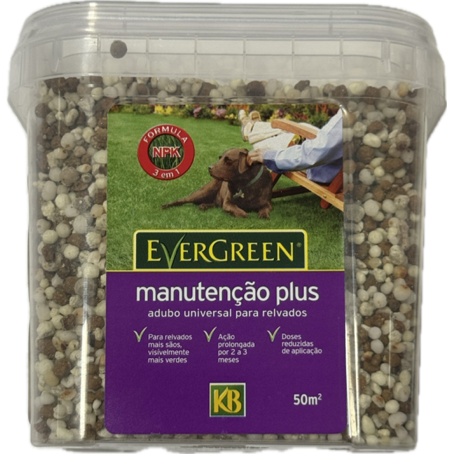EVERGREEN ADUBO RELVADOS MANUTENÇAO PLUS - 1KG
