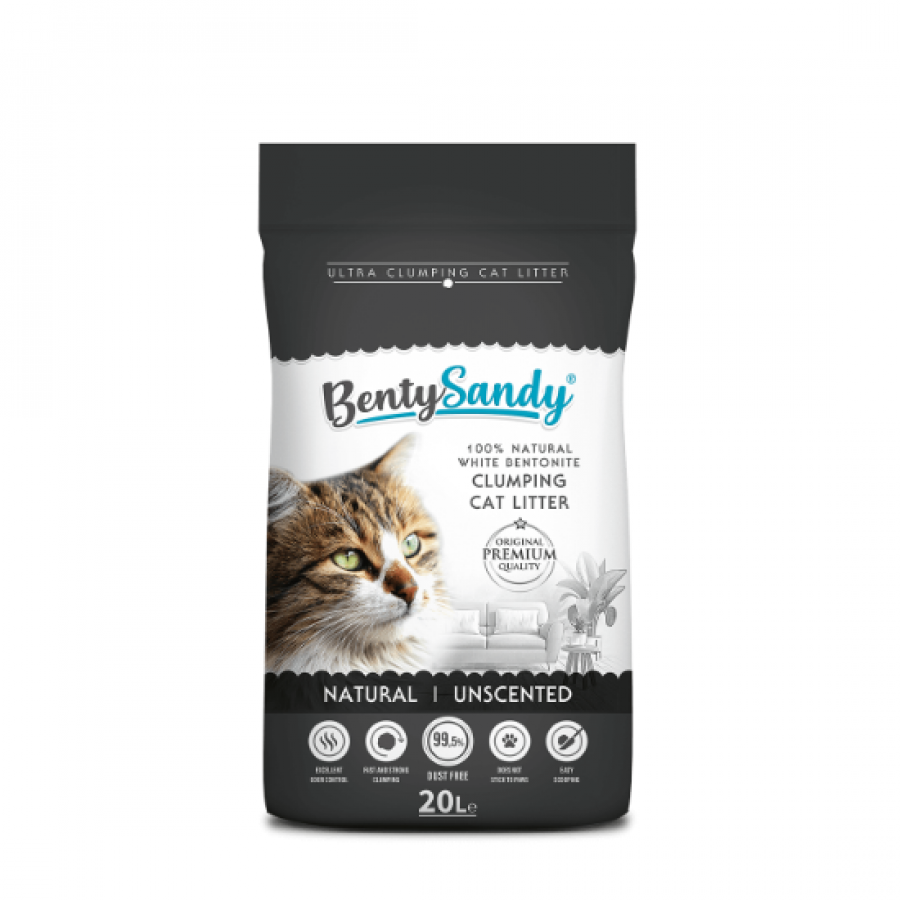 AREIA P/ GATOS BENTY SANDY SUPER AGLOMERANTE NATURAL - 20LT AREIA P/ GATOS BENTY SANDY SUPER AGLOMERANTE NATURAL - 20LT
