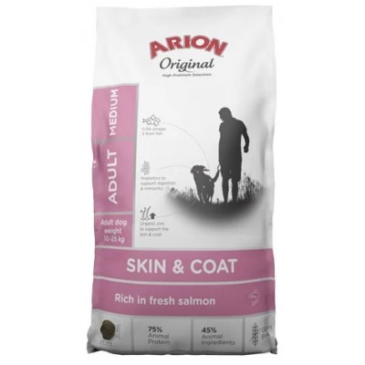 ARION ORIGINAL SKIN&COAT SALMON MEDIUM - 12KG