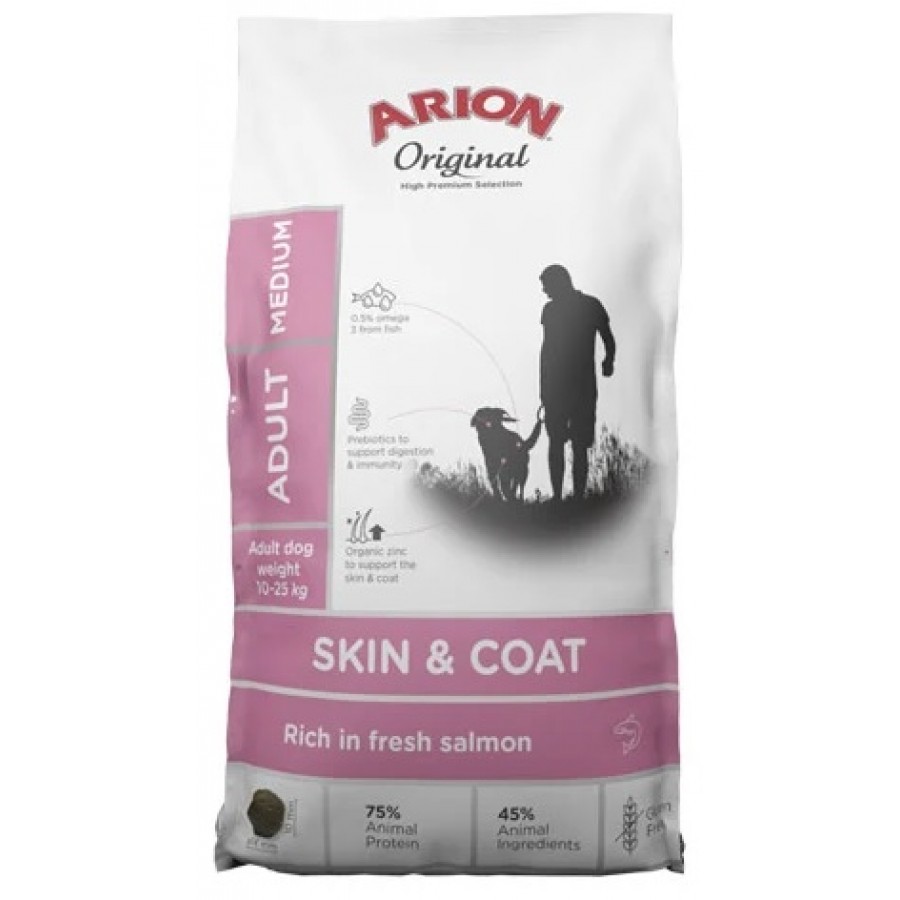 ARION ORIGINAL SKIN&COAT SALMON MEDIUM - 2KG ARION ORIGINAL SKIN&COAT SALMON MEDIUM - 2KG