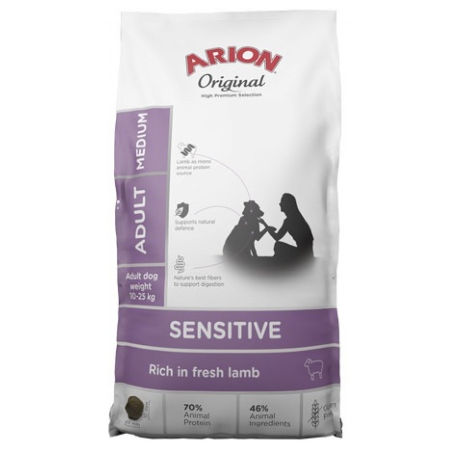 ARION ORIGINAL SENSITIVE LAMB MEDIUM - 2KG ARION ORIGINAL SENSITIVE LAMB MEDIUM - 2KG