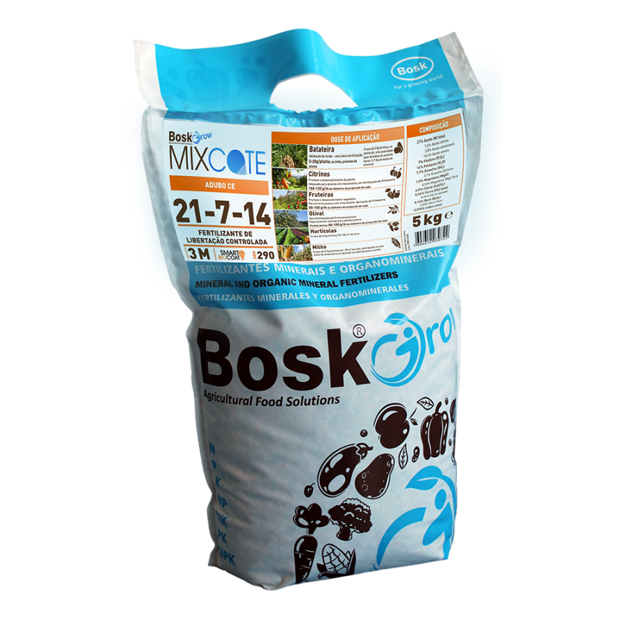ADUBO BOSKGROW MIXCOTE 21-7-14 -5KG ADUBO BOSKGROW MIXCOTE 21-7-14 -5KG
