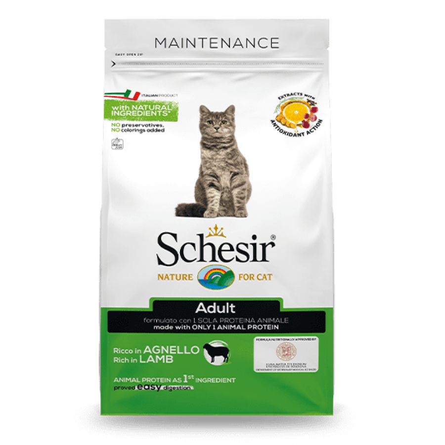 SCHESIR GATO ADULTO MANUTENÇÃO CORDEIRO - 400G
