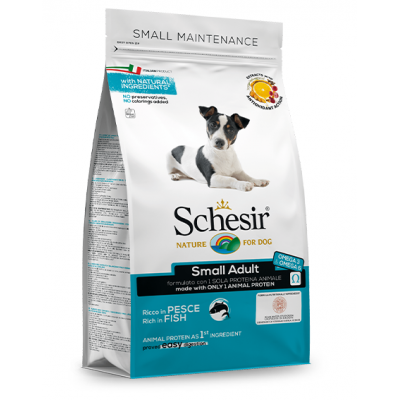 SCHESIR CAO ADULTO SMALL MANUTENÇÃO PEIXE -  800G