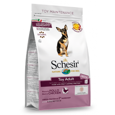 SCHESIR CAO ADULTO TOY MANUTENÇÃO FRANGO  -  800G