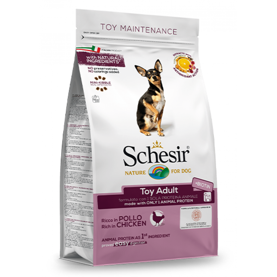 SCHESIR CAO ADULTO TOY MANUTENÇÃO FRANGO - 800G SCHESIR CAO ADULTO TOY MANUTENÇÃO FRANGO - 800G