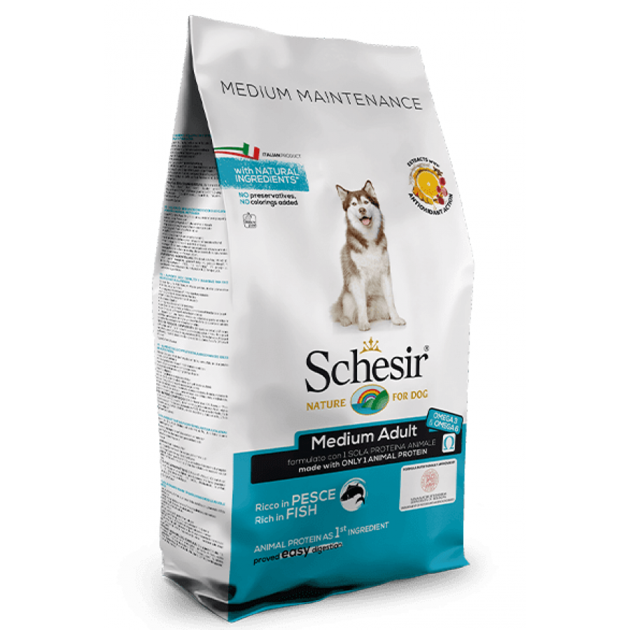 SCHESIR CAO ADULTO MEDIO MANUTENÇÃO PEIXE - 3KG SCHESIR CAO ADULTO MEDIO MANUTENÇÃO PEIXE - 3KG